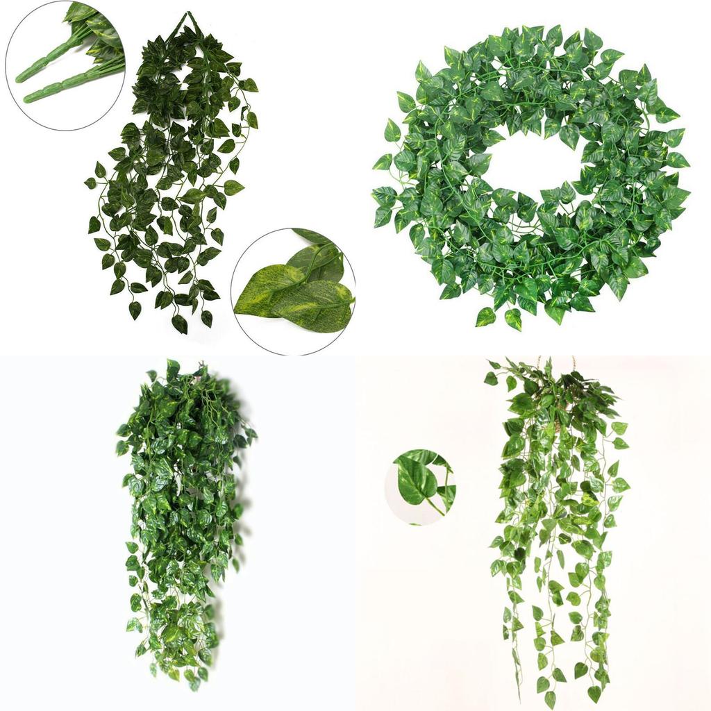 Artificial Fake Flower Vine Hanging Garland Plant With Realistic Appearance For Home Garden Decor