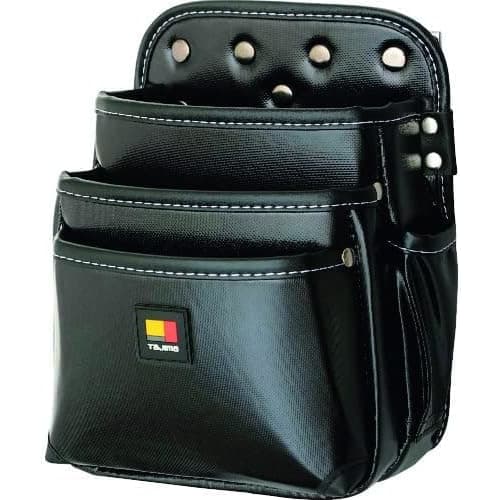 Tajima Safe System Detachable Waist Pouch, Large, 3-Tier, Water-Resistant, High-Density Nylon, SFKBN-3L. Easy to attach and detach. Can be attached to