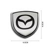 AAEW1 Auto Logo Styling 3D Metall Aufkleber Emblem Dekorative Aufkleber Für Demio Angksela Axela Cx-3 Atenza 6 4 GL Cx30 Mx30 Zubehör