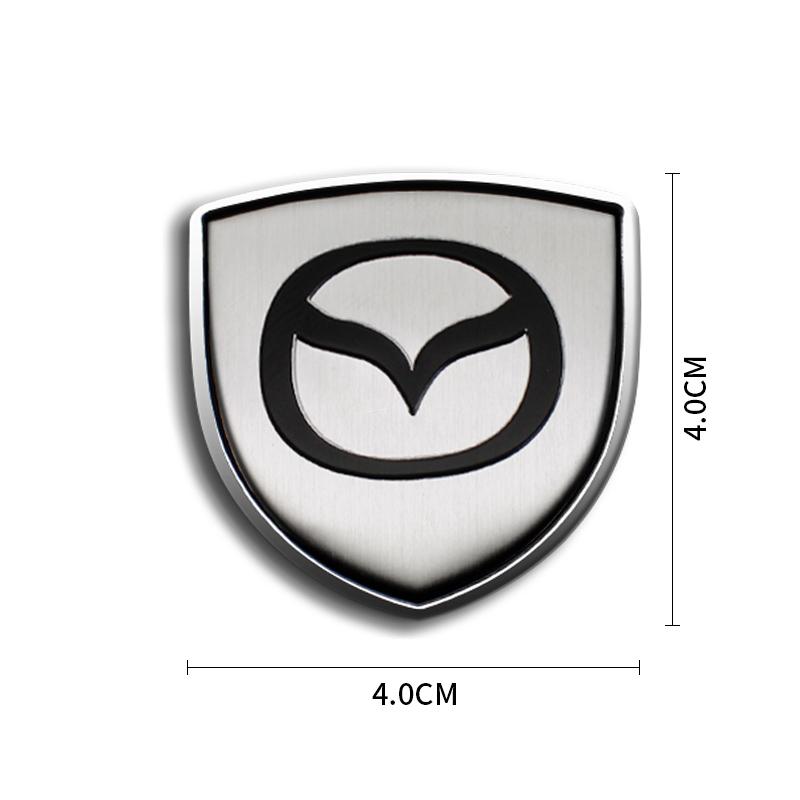 Car Logo Styling 3D Metal Sticker Emblem Decorative Decal For Mazda Demio Angksela Axela Cx-3 Atenza 6 4 GL Cx30 Mx30 Accessory nh1