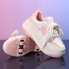 Botas Deportivas Infantiles con Ruedas Cuatro Ruedas Patín Rueda Se Puede Quitar Zapatos de Patinaje para Estudiantes Zapatos Deportivos