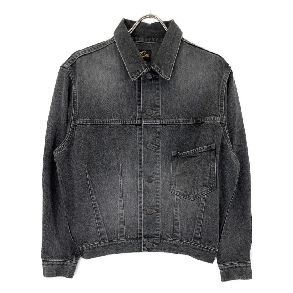 Needles QV158 Black Darts Bottom Jean Jacket 12oz Denim Jacket Jacket XS blackUsed