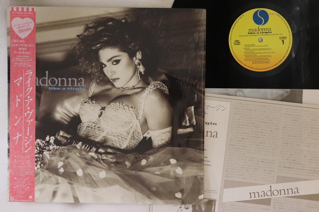 LP Record MADONNA - Like A Virgin P13033 SIRE 1984 Japan Obi Pop Used