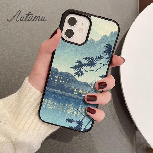Japanese Style Art Japan Phone Case for iPhone 11 12 13 14 Pro Max Mini X XR XS SE 2020 6S 7 8 Plus Samsung Galaxy S21 S22 Cover