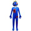 Halloween Rainbow Friends Color Game Blue Color Monster Costume onesie