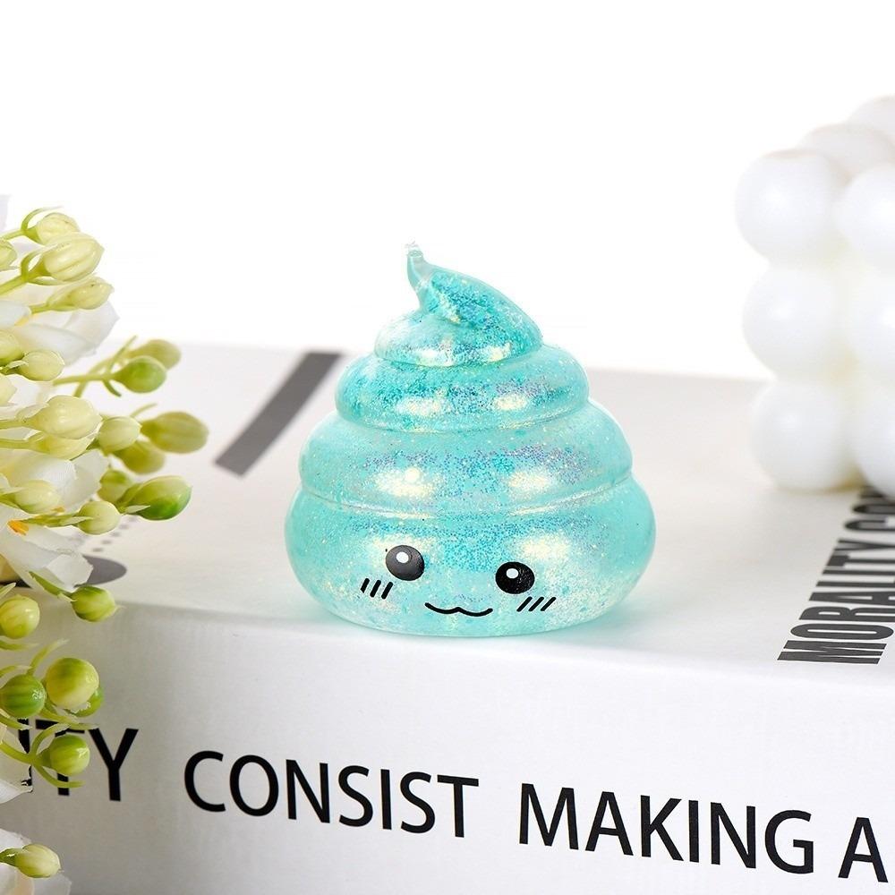 Funny Shape Stretch Squeeze Fidget Toys Stretchable Design Novelty Poo Toy Office Desk Toy