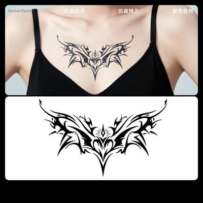 1Pcs Charming Waterproof Tattoo Stickers Long Lasting For Girls Belly Chest Back Waist Body Painting Decoration