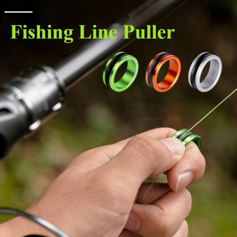 Protect Hands Line Pulling Loop Aluminum Zinc Zinc Alloy Fishing Line Puller  Fishing Accessory