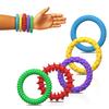 Non-Toxic TPR Sensory Hand Ring Toys Rotatable Silent Decompressors Bracelet  Desk Activity