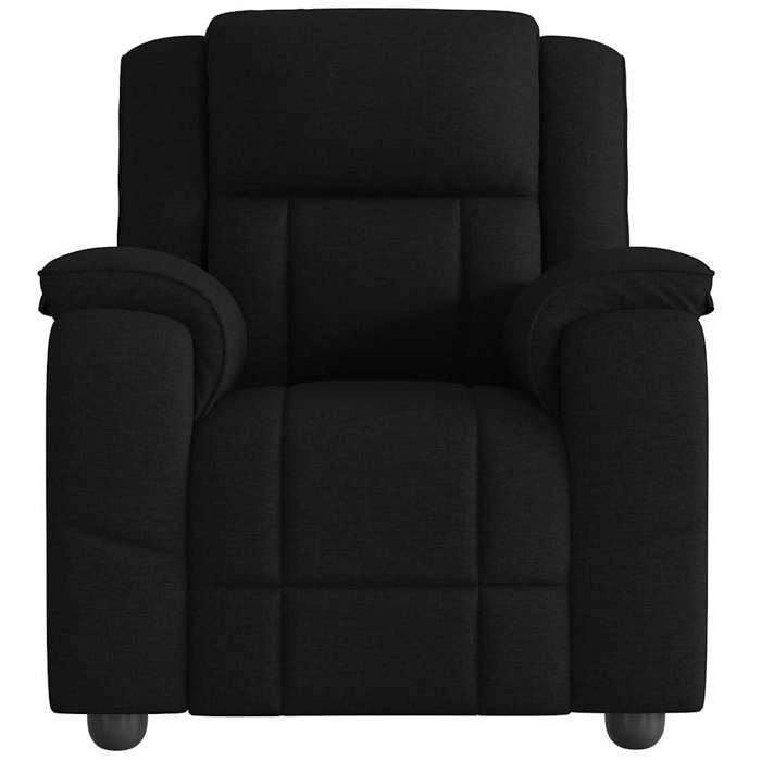 VidaXL Fauteuil inclinable Noir Tissu, fauteuil, fauteuil inclinable TV, poussette, fauteuil inclinable pour personnes 4015702