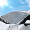Universal Car Front Windshield Sunshade Cover Car Windshield Snow Sun Shade Cover With Reflective Stripe Winter Snow Car CoverWindshield Sunshades 1