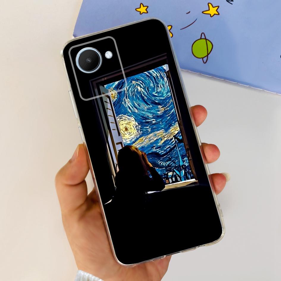 Für Realme C30 C30S Hülle RMX3690 RMX3581 Süßer Panda Weiche Klare Silikon Handyhülle auf RealmeC30 RealmeC30S Narzo 50i Prime Funda