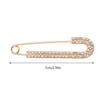 Safety Pin Brooch Brooch Pins for Women Fashion Anti-Exposure Zircon Tightener Rhinestone Clip Vintage for Women Evening Formal