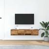 VidaXL TV Stands 2 Pcs Old Wood 60x31x25.5 Cm Engineered Wood, TV Bench, Hi-fi Cabinet, Entertainment Center, Buffet 861505