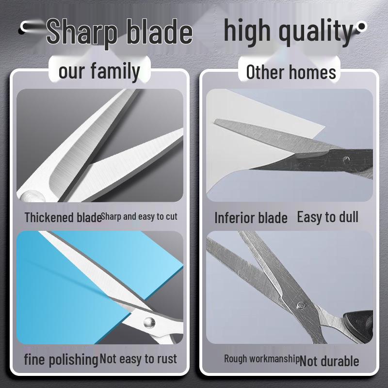 Stainless Steel Small/Medium Pointed Scissors for Home, Office, and Handicraft Use