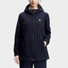 FILA Solid Color Logo Hooded Fitness Woven Jacket Women jackets Dark-Blue A11W411703F-NV