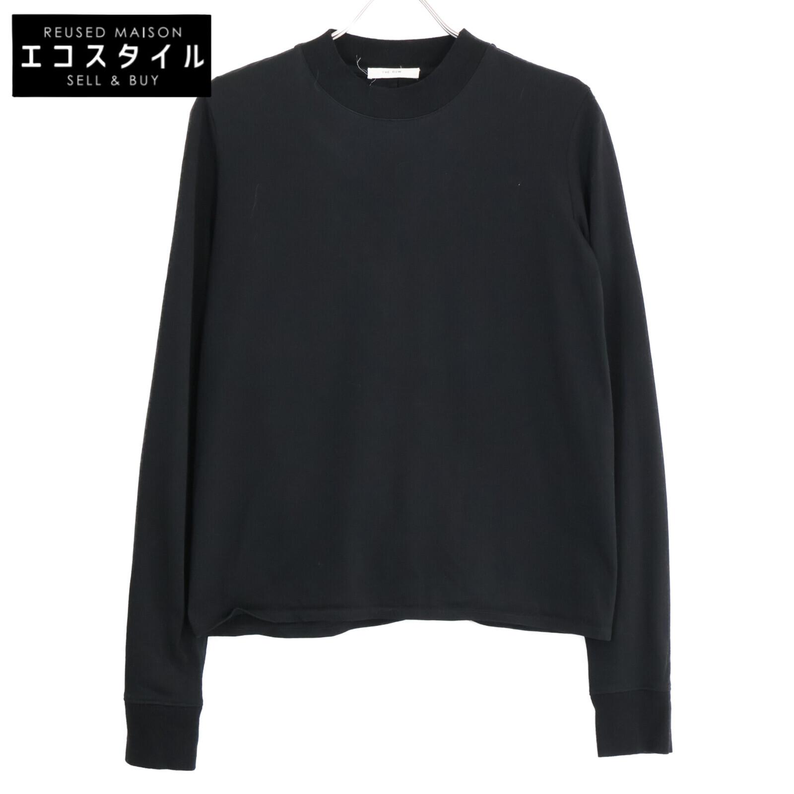 

THE ROW AN403 Belfast Top Long Sleeve T-shirt/ tops S blackUsed