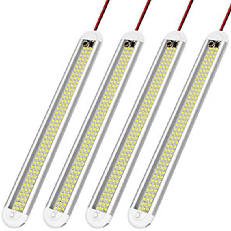 12V Cabin Light with 120 LED Beads RV/Truck/Forklift Strip Independent Switch Super Bright Energy Saving Modified Vehicle Light