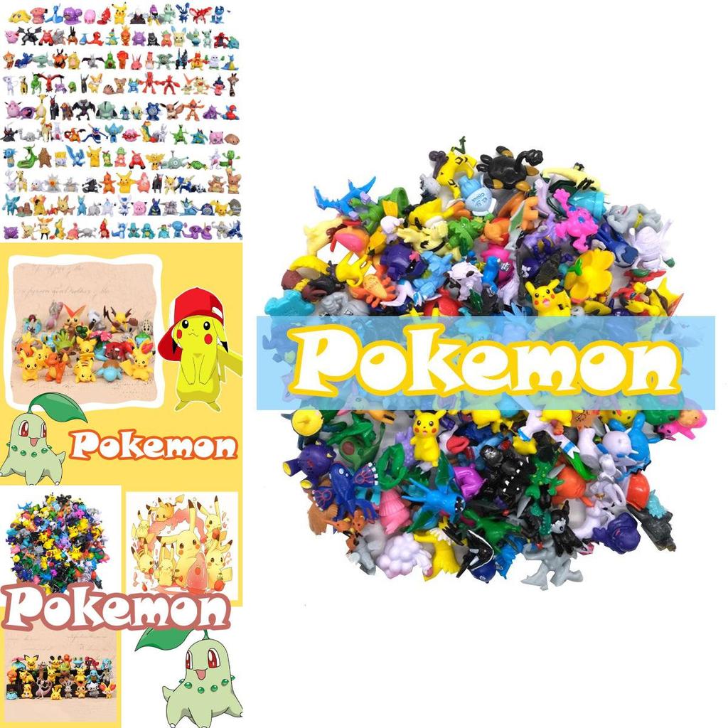 Colorful Miniature Pocket Monster Doll Set With 144 Pieces For Collectors And Kids