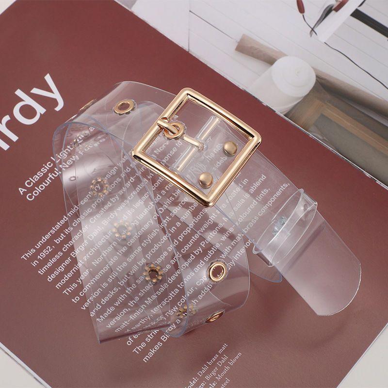 Sophisticated Plastic Transparent Waist Band In Heart And Round Designs For Outfits Chic