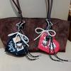 Korean Fashion Red Heart Po Album Pendant Vintage Charms Card ID Po Keychains PVC Card Set Bags Pendant Keychain Y2K