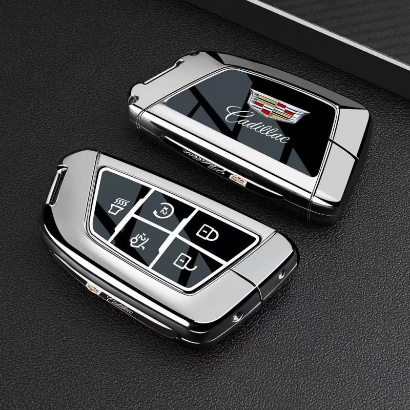 Cadillac Key Case: Compatible with XT5, CT4, CT5, GT4, XT4, IQ, CT6, and XT6 Models.