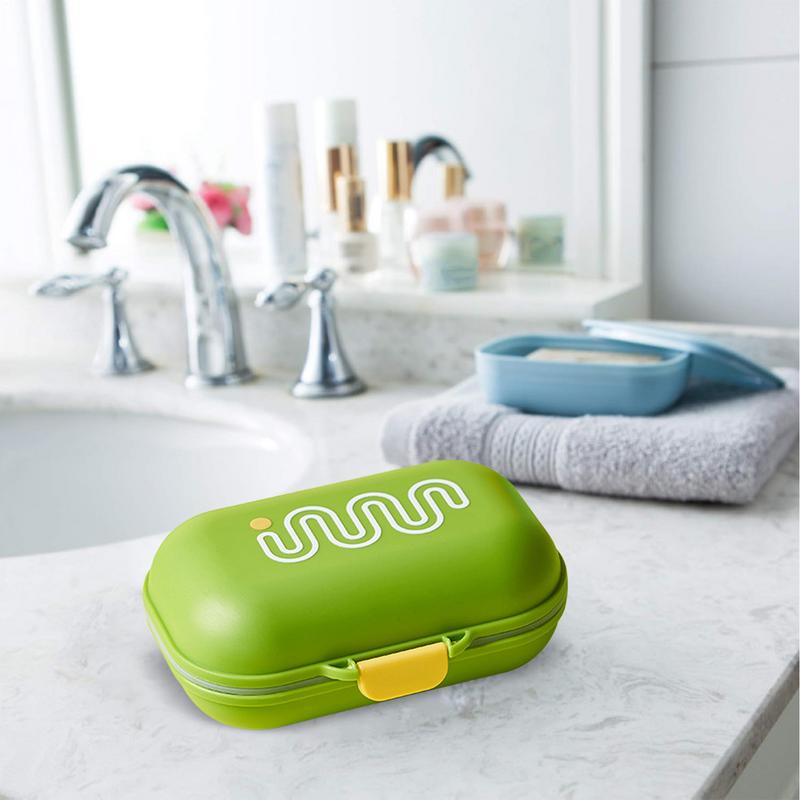 Travel Soap Case Waterproof Leakproof Soap Box Travel Soap Holder Soap Holder For Shower Portable Draining Travel Soap Holder