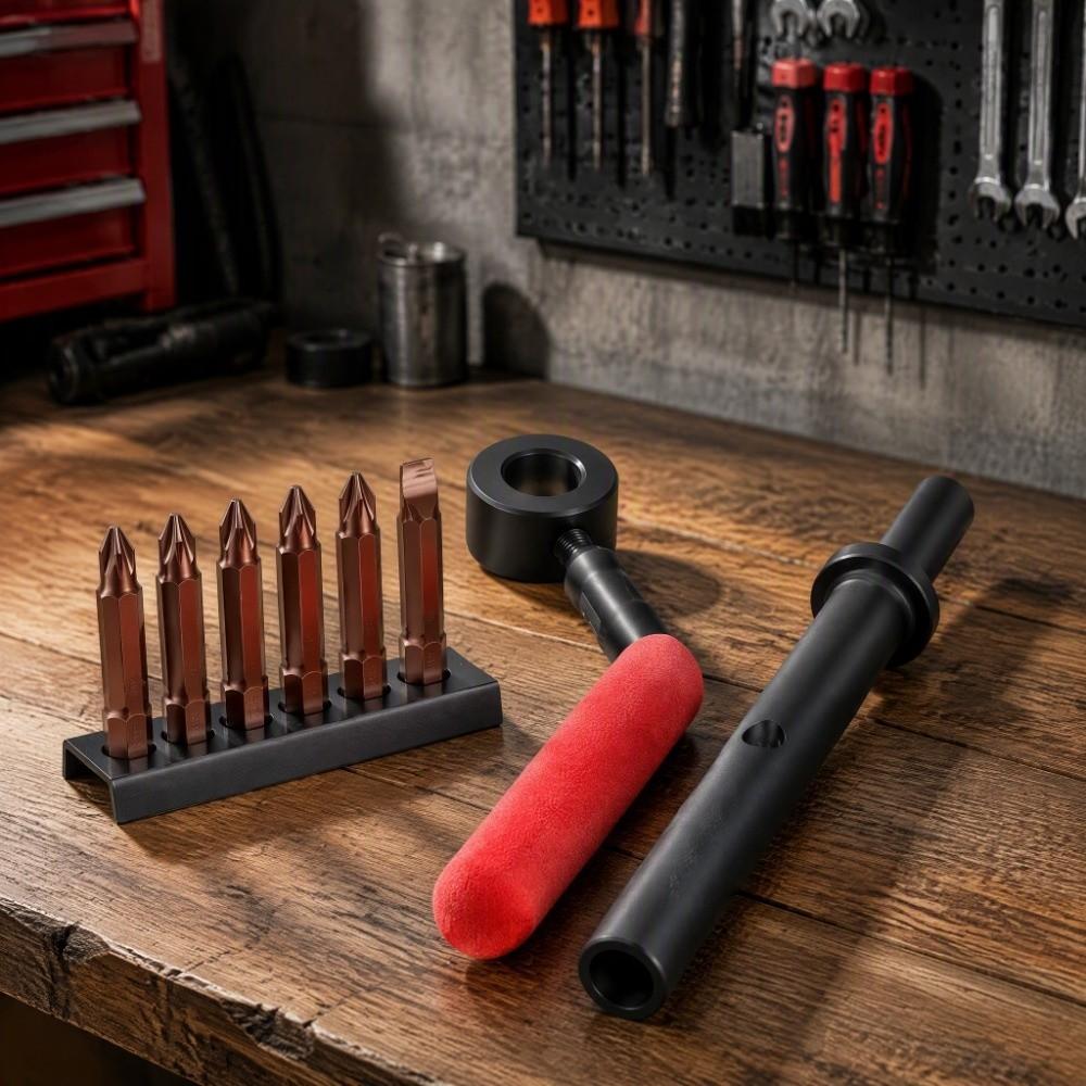 7pcs SL8 SL10 Air Impact Screw Remover PH1 PH2 PH3 PH4 Impact Screwdriver Auto Repair