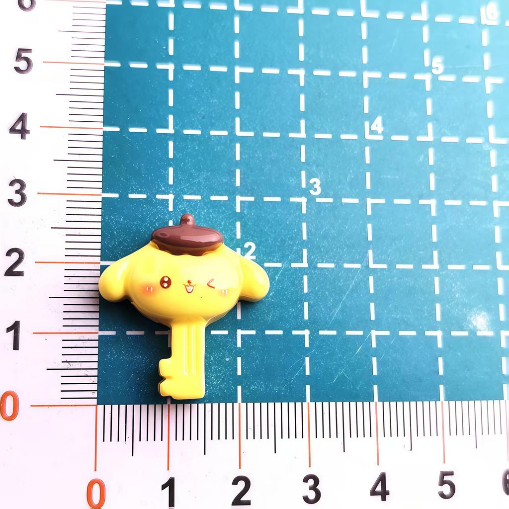 Sanrio Cartoon Resin Keychain & Hair Clip Accessories