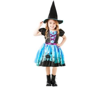 Childrens/Kids Moonlight Witch Costume