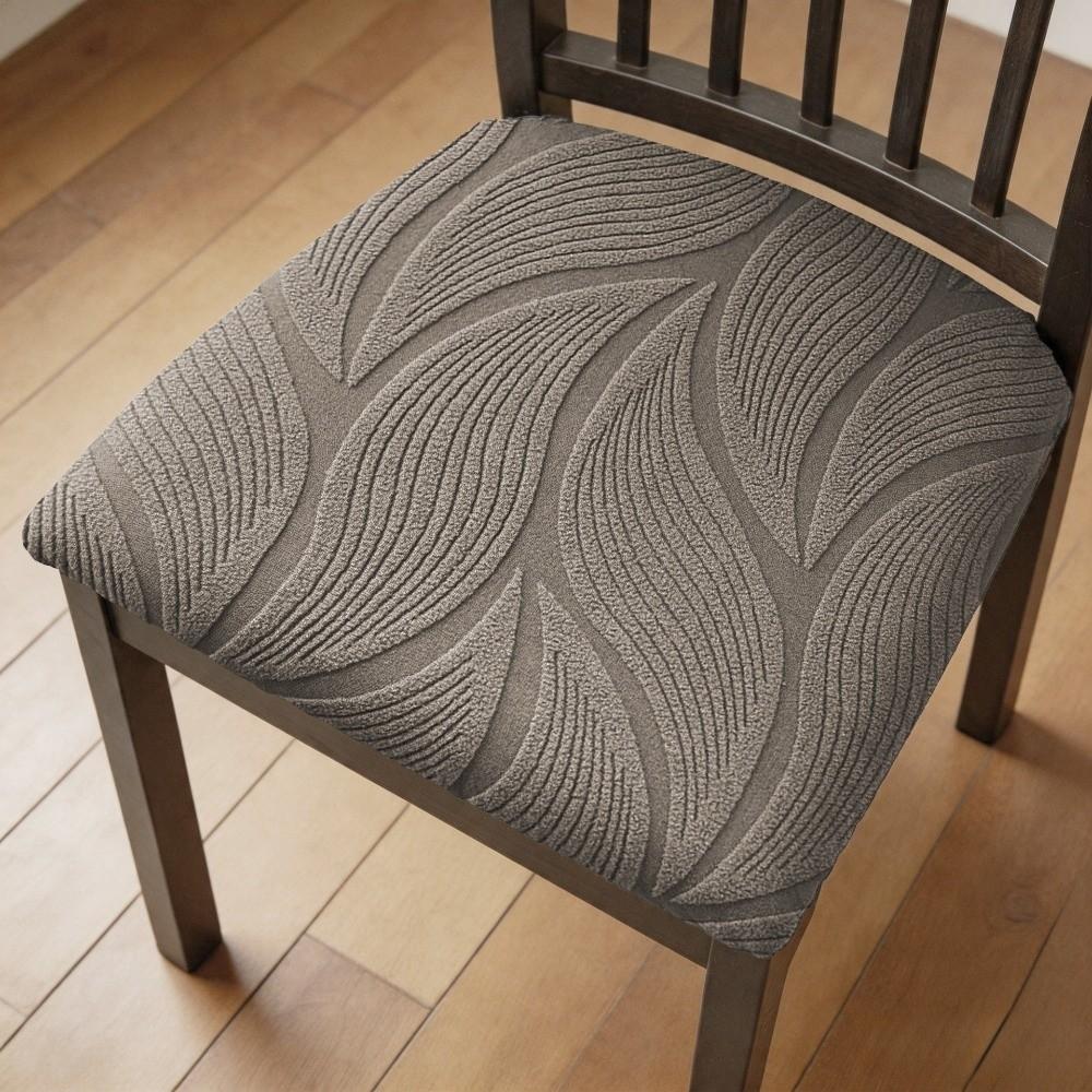 Universal Dining Chair Cover Stretch Jacquard Elastic Spandex Stretch Chair Cover Slipcover Anti-slip Jacquard Chair Cover