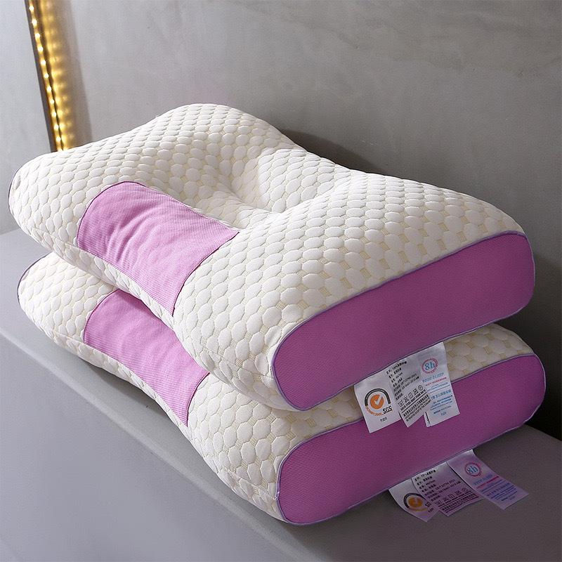 "Water Cube Washable Neck Spa Massage Pillow for Home or Dorm - One Pair"