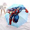 1 pièce Parapluie Pliant Automatique Captain America, Bouclier - Structure Robuste à 8 Côtes, Toile en Polyester Résistante au Soleil, Compagnon de Voyage yy251023156