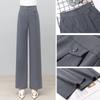 Women's High-Waisted Wide-Leg Pants - Slimming, Loose, Casual Straight-Leg Trousers for Spring/Summer/Autumn 2025