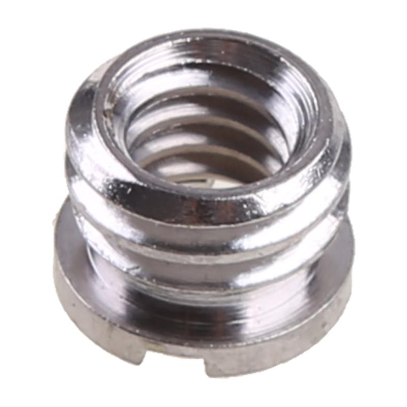 Schneller Adapter Konverter für Lichtstativ Blitzlicht 3/8 Zoll Gewindebolzen auf 1/4 Zoll Gewinde Halterungsadapter Fotostudio