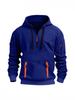 2025 Hot-Selling Men's Sporty Hoodie Set with Arm Pocket and Zipper