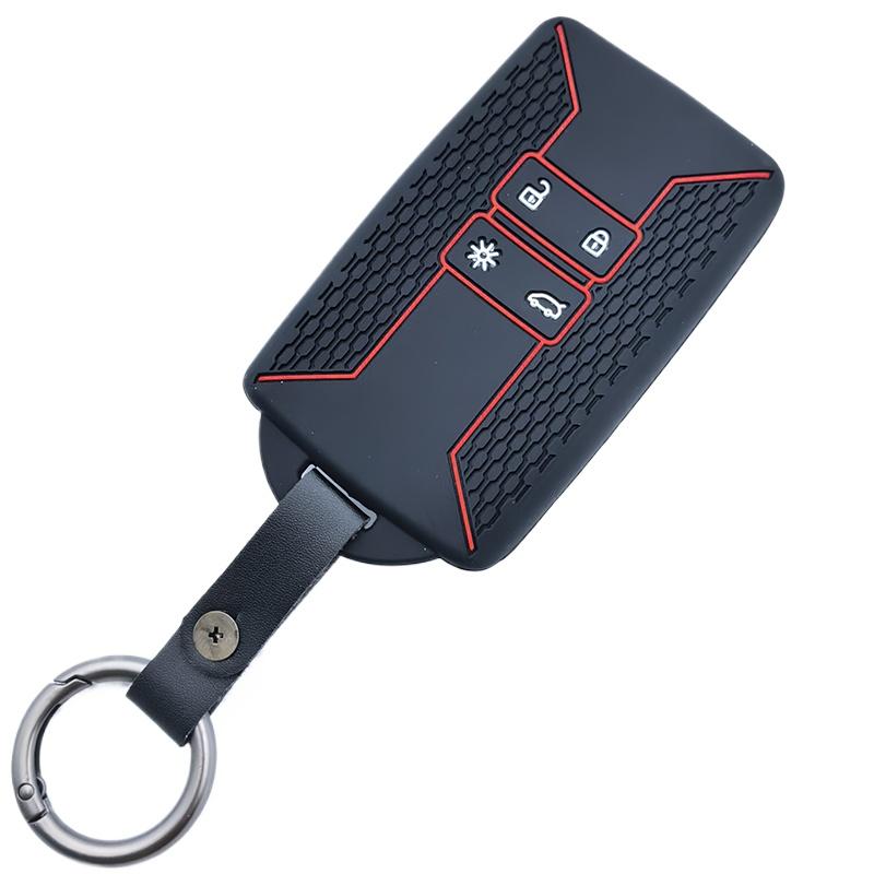 Silicone Car Remote Key Case Cover Fob For Renault Captur Koleos Kadjar Arkana Megane Dacia Duster Sandero Stepway Accessories
