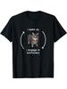 Je me réveille Je me livre à des bêtises T-shirt Mème Chat Idiot