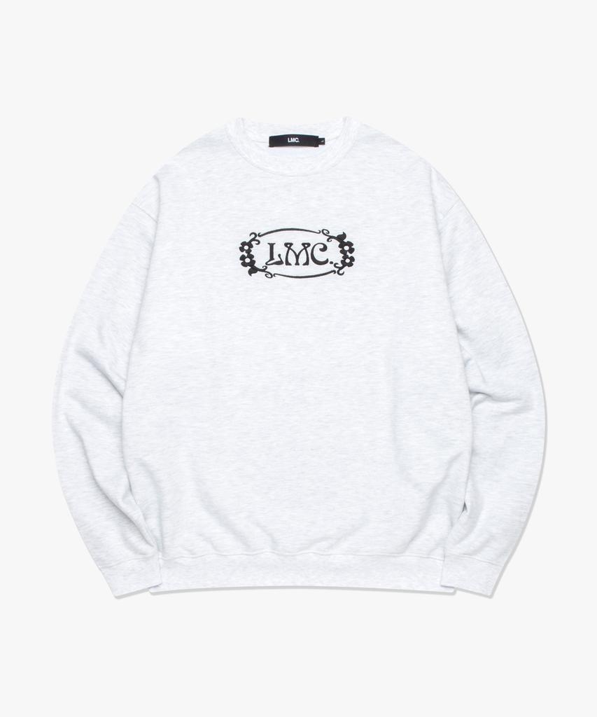 LMC Flower Oval Sweatshirt Light Heather Gray