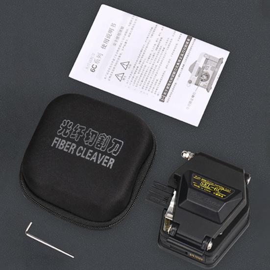 SKL-6C Fiber Cleaver High Precision Cold Connection Hot Melting Metal Small Optical