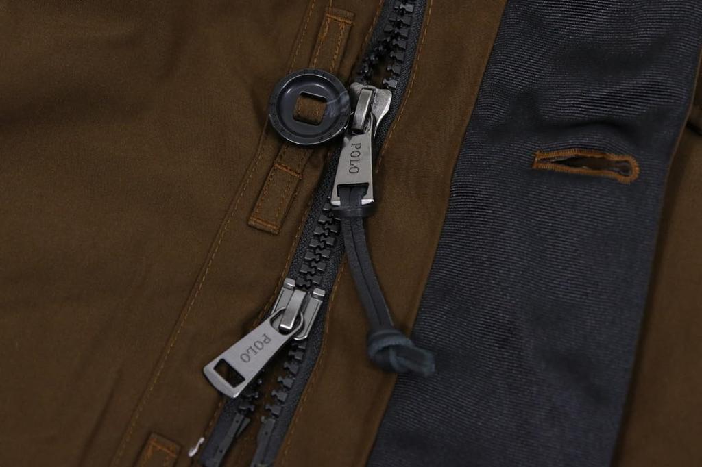 Polo Ralph Lauren Performance Down Jacket with Fur Size NUTMEGBRW Men's Hood, M, 01010105, [Used]