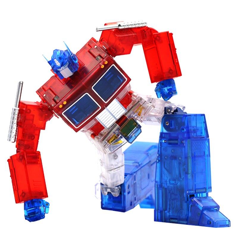 Transform Element  Translucent Transformation Action Figure Toy Op Commander Model Ko Ls13 Deformation Car Robot Figma