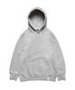Basic Fleece-Lined Hoodie Gray