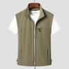 New Men'S Vest Large Size Casual Multi-Pocket Outdoor Mountaineering Photography Fishing Mesh Vest Jacket Men