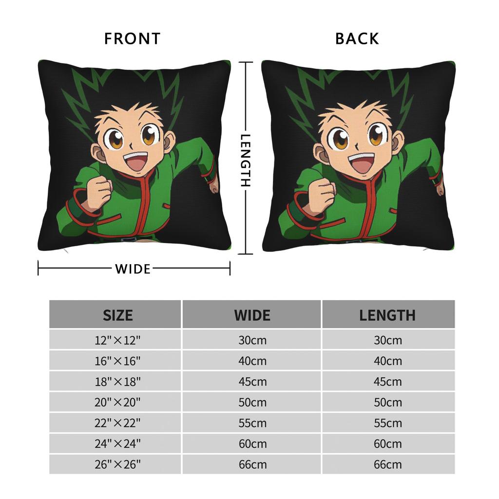 Anime Gon Pillow Cover Soft Cushion Cover Fashion Pillow Case For Sofa Home Decor
