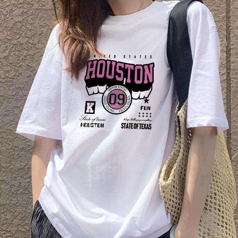 

Solid Color & Soft Women s Basic Short Sleeve T-Shirt, Top Choice for Jeans & Skirt Pairing XXL білий