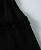 Aejeuon Berry Frill Skirt / Black