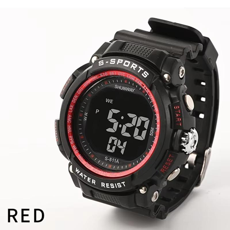 

UTHAI CE34 sports digital men s watch electronic clock watch 50 meter waterproof watchs night light stopwatch clock gift