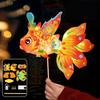 with LED Light Mid-Autumn Festival Lanterns Handheld DIY Festival Lanterns Kits  Blessing Ceremony