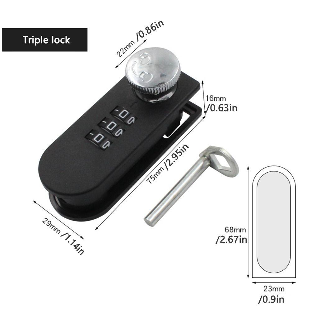 Safety Keyless Security Door Coded Lock Cabinet Password Lock Combination Lock Drawer Lock
